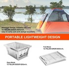 Bbq Grill Charcoal Barbecue Grill Stainless Steel Folding Camping Yard Portable