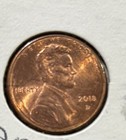 2018 Penny Date Double Struck Struck Error