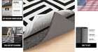 Grey Felt Rubber 2x8 Ft Rug Pad   Non-skid Cushioning Grip