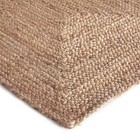 Runner Carpet Natural Jute Rug Hand Woven Braided Beige Color For Living Room
