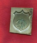19th Century Steam Fire Engine Company Silver Badge Troy New York Uncut