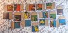 1966  vintage  Batman Collectors Cards  series Red Bat  18 Mixed Cards