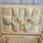 Vintage Singer Sewing Basket Wicker Look Box With Handle Notions Storage Case