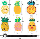 Auear  Travel Luggage Tags Unique Pineapple Silicone Id Labels Name Card Holders