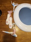 Vtg 1991 Homco Burwood 7 Pc Ballerina Wall Decor Set Mirror Dancers Slippers