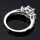 Antique Vintage Art Deco 2 80 Ct White Diamond Wedding Ring 925 Sterling Silver