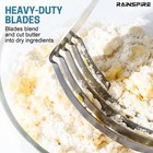 Rainspire Pastry Cutter For Baking  Heavy Duty Pastry Blender Stainless Steel   