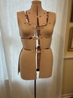 Vintage Adjustable Dress Form Plastic On Metal Stand Possibly Sears   Roebuck