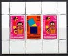 Suriname Semi Postal S s Variety Set Scott  b129a  B189a  B200a Vf Mnh