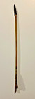 Antique Original Native American Indian Arrow  Metal Tip  Feathers  Sinew    D7