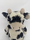 Jellycat Bashful Calf Cow Plush 12  Medium Black White Stuffed Animal