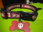 Indiana University Hoosiers Pet Dog Collar   Id Tag Set Ncaa Licensed Iu S M L