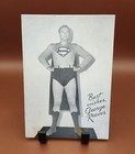 Rare Vintage 1950s George Reeves Superman Postcard Original Mailed Postmarked 