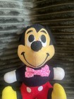 Vintage Walt Disney Stuffed Animal  Plush Mickey Mouse 6  Vintage Toy Taiwan