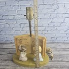 Vintage 60 s Dolly Toy Co  Nursery Electric Lamp W girl And Boy Praying - Works