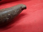 Vintage Antique Primitive Large Heavy Duty 7  Wrought Cast Iron Hook 3  Eye