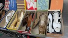Vintage 50s 60s High Heel Shoe Lot Of 6 With Boxes 7 5 Size