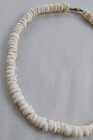 Vintage Hawaiian Surfer Puka Shell Bead 11 Mm Necklace 20 Inch W barrel Clasp