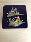 Daher Vintage Tin Asian Design Metal Tea Hinged Box - Made In England