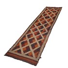 Traditional Oriental Runner Rug Handmade Persian Style Carpet  8 7x2 4ft