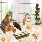 Yixund Hamster Cage Accessories  12 Different Chew Toys For Guinea Pig