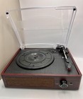 Vintage Bluetooth Vinyl Record Player Turntable With Speakers 3-speed Portable
