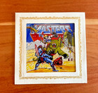 Vintage 80s Masters Of The Universe Carnival Fair Prize 6x6  Glass Plaque