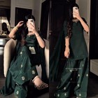 Designer Pakistani Farshi Salwar Suit Indian Bollywood Party Wear Salwar Kameez