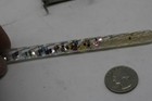 Vintage Stained Glass Kaleidoscope Liquid Glitter Art Glass Tube Rod 6 25 Z2