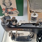 Beautiful Singer 20 Sewhandy Sewing Machine W Box Manual Clamp Seam Guide A 