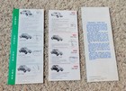 Vintage Lot 3 Volkswagen What Year Is It  Brochures