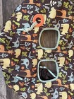 Infantino Compact 2-in-1 Shopping Cart Cover  Neutral  Safari Print 