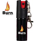 2 Pack Burn Pepper Spray Keychain 1 2oz Self Defense Security Protection