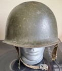 Ww2 Us Army M1 Front Seam Helmet Shell W  Chinstrap