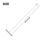 Stainless Steel Eye Pins 0 6mm 24 Gauge 60mm For Jewelry Making Silver 300pcs