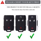 Remote Key Fob Cover Case For 2014 2015 2016 2017 Chevrolet Silverado Gmc Sierra