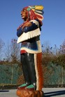 Cigar Store Wooden Indian Statue