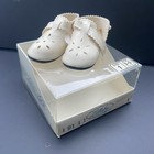 Vintage Lullaby White Baby Shoes Size 1 New In Original Box-brand New