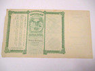 Antique 190_ Tammany Oil Co Tulsa Indian Territory Stock Certificate Indian Seal