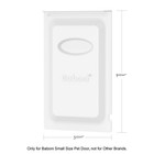 Baboni Metal Closing Panel Pet Door Cover  small  - Only For Baboni Small Pet   