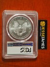 2017  p  Silver Eagle Pcgs Ms69 Fs Struck At Philadelphia Green Label