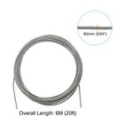 5 64  Wire Rope Kit  Pvc Coated Stainless Steel Cable  20ft