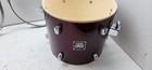 Pdp By Dw Ez Series Rack Tom 13 X 11 Drum Red 6 Lug No Heads Chrome Hoops