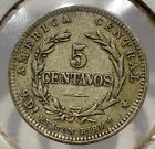 1890 5 Centavos Costa Rica Five Cents Silver 5c Coin Central America