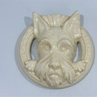 Vintage Pair Of Scottie Dog Wall Pockets Vases Japan Terrier Canine Decor 1950s