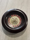 Fun 10 Inch Wooden Roulette Wheel Solid Wood Casino Spinning Roulette Wheel