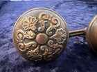 Antique Victorian Ornate Cast Brass   Door Knob Lot Vintage Reclaimed Hardware