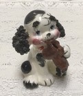 Vintage Kitschy Spaghetti Dog Anthropomorphic Shoe In Mouth 4    Oh Those Eyes   