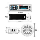 Boss Audio Systems Mck632wb 64 Marine Boat Stereo 6 5    Speakers Package - No Cd