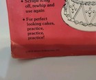 Wilton Vintage Cake Decorating Practice Board Practice Makes Perfect 1976 
